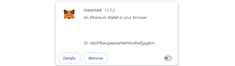 Disable Metamask